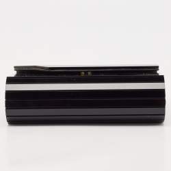 Pre Owned Jimmy Choo Black Acrylic and Leather Candy Chain Clutch