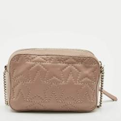 Jimmy Choo Beige Leather Star Haya Crossbody Bag