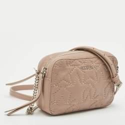 Jimmy Choo Beige Leather Star Haya Crossbody Bag