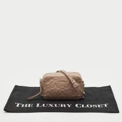 Jimmy Choo Beige Leather Star Haya Crossbody Bag