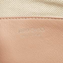 Jimmy Choo Beige Leather Star Haya Crossbody Bag