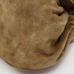 Jimmy Choo Light Brown Suede Mini Flap Crossbody Bag
