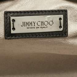 Jimmy Choo Black Leather Riley Tote