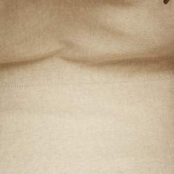 Jimmy Choo Tan/natural Canvas Varenne Tote