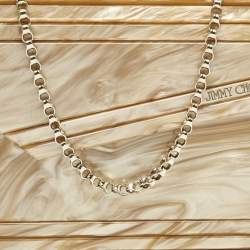 Jimmy Choo Brown Marble Effect Acrylic Candy Chain Clutch