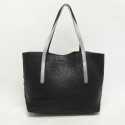 Jimmy Choo Burgundy Leather and Suede Twist Tote