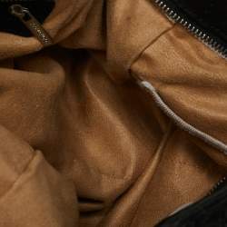 Jimmy Choo Black Pebbled Leather Large Nica Tote