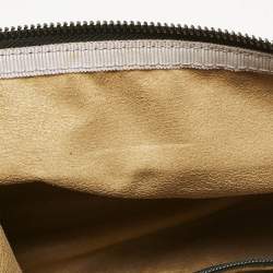 Pre Owned Jimmy Choo Black Suede and Snakeskin Studded Carolina Chain Shoulder Bag