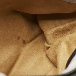 Pre Owned Jimmy Choo Black Suede and Snakeskin Studded Carolina Chain Shoulder Bag