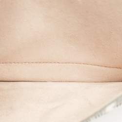 Jimmy Choo Beige Python Rebel Flap Shoulder Bag