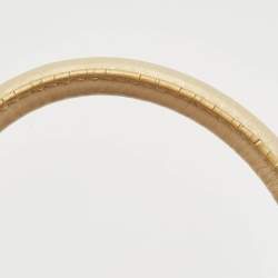 Pre Owned Jimmy Choo Beige/Gold Leather and Suede Mandah Expandable Hobo