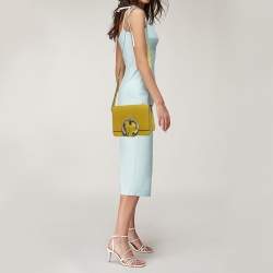 Jimmy Choo Olive Green Leather Madeline Shoulder Bag