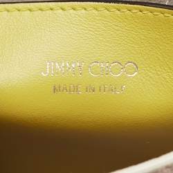 Jimmy Choo Olive Green Leather Madeline Shoulder Bag