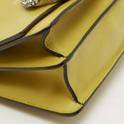 Jimmy Choo Olive Green Leather Madeline Shoulder Bag