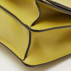 Jimmy Choo Olive Green Leather Madeline Shoulder Bag
