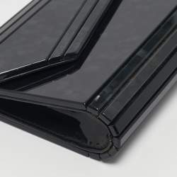 Pre Owned Jimmy Choo Black Acrylic Candy Chain Clutch Bag