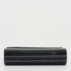 Pre Owned Jimmy Choo Black Acrylic Candy Chain Clutch Bag