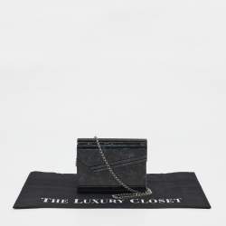 Pre Owned Jimmy Choo Black Acrylic Candy Chain Clutch Bag