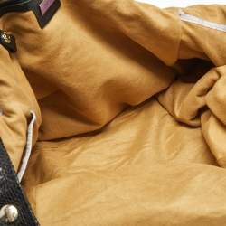 Pre Owned Jimmy Choo Black Python Lola Hobo