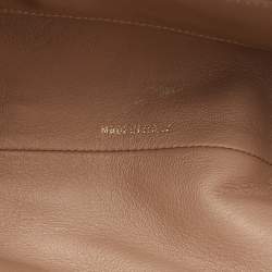 Pre Owned Jimmy Choo Black Suede Metal Knot Cara Clutch