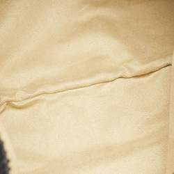 Pre Owned Jimmy Choo Black Python Boho Biker Chain Hobo