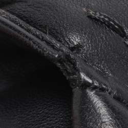 Pre Owned Jimmy Choo Black Leather XL Saba Hobo