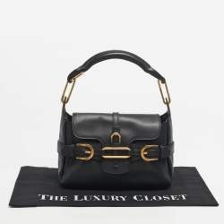 Pre Owned Jimmy Choo Black Leather Small Tulita Shoulder Bag