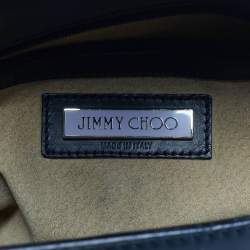 Pre Owned Jimmy Choo Black Leather Small Tulita Shoulder Bag