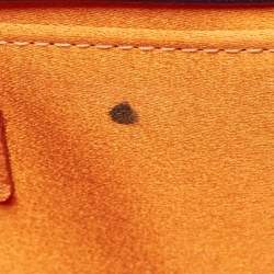 Pre Owned Jimmy Choo Multicolor Snakeskin Embossed Leather Ava Crossbody Bag