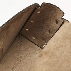 Pre Owned Jimmy Choo Black Leather Lockett City Shoulder Bag