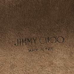 Pre Owned Jimmy Choo Black Leather Lockett City Shoulder Bag