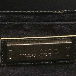 Pre Owned Jimmy Choo Yellow Snakeskin Rebel Crossbody Bag