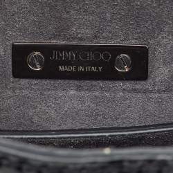 Pre Owned Jimmy Choo Black Patent Leather Varenne Hobo