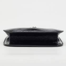 Pre Owned Jimmy Choo Black Patent Leather Varenne Hobo