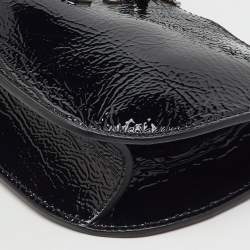 Pre Owned Jimmy Choo Black Patent Leather Varenne Hobo