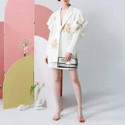 Pre Owned Jimmy Choo Black Patent Leather Reese Clutch