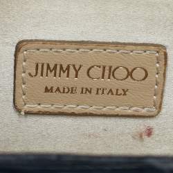 Pre Owned Jimmy Choo Black Acrylic Sweetie Chain Clutch