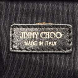 Pre Owned Jimmy Choo Red/Black Watersnake Leather Zulu Clutch