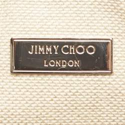 مملوكة مسبقًا Jimmy Choo Red Woven Raffia Callie Shoulder Bag