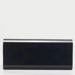 Pre Owned Jimmy Choo Black Acrylic Sweetie Chain Clutch
