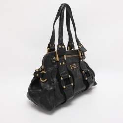 Pre Owned حقيبة جيمي تشو مالينا جلد ذهبية