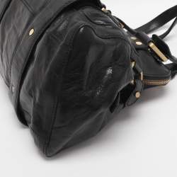 Pre Owned حقيبة جيمي تشو مالينا جلد ذهبية