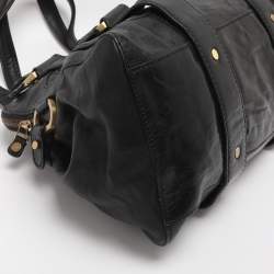 Pre Owned حقيبة جيمي تشو مالينا جلد ذهبية