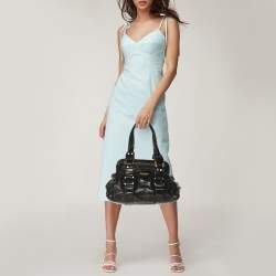 Pre Owned حقيبة جيمي تشو مالينا جلد ذهبية