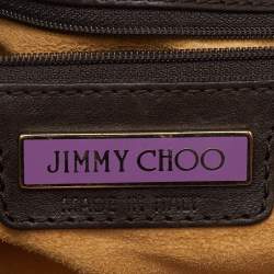 Pre Owned Jimmy Choo Metallic Multicolor Python and Leather Flap Chain Shoulder Bag