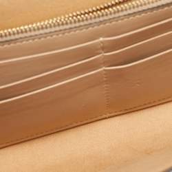 مملوكة مسبقًا حقيبة كلتش جيمي تشو سلسلة جلد ذهبي