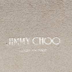 مملوكة مسبقًا Jimmy Choo Lockett City Green Velvet Shoulder Bag