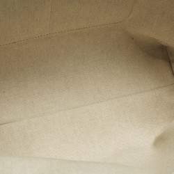 مملوكة مسبقًا Jimmy Choo Logo Blue Denim and Leather Shopper Tote