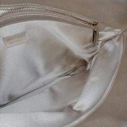 Pre Owned Jimmy Choo Gold Leather clutch