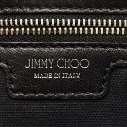 Pre Owned حقيبة كتف جيمي تشو جلد فضية ميتالك نجمة هيليا بسلسلة